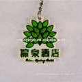 Custom forest advertising rubber promotional pvc keyring